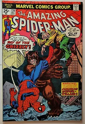 Buy Amazing Spider-Man 139 (1974) Gil Kane Cover Artist Gerry Conway Script  Grizzly • 47.96£