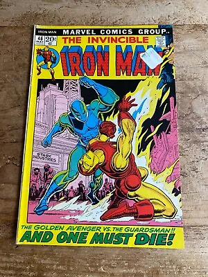 Buy The Invincible Iron Man #46 Marvel Comics 1972 Guardsman Cover T • 9.62£