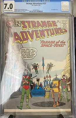 Buy 1962 DC Strange Adventures #137 CGC 7.0 Star Hawkins Off-White / White Pages • 160.70£