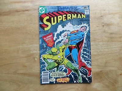 Buy 1978 Bronze Age Superman # 323 The Atomic Skull Signed Jose Garcia-lopez  Poa • 19.78£