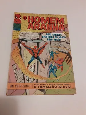 Buy Spiderman #1 Brazilian Variant 1969 Ebal Ultra Rare Marvel Comics Magazine • 404.44£