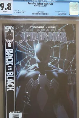 Buy Amazing Spider-Man #539** CGC 9.8** April 2007** Return Of The Black Costume • 91.94£