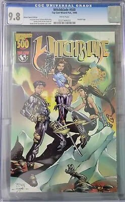Buy Witchblade #500 CGC 9.8 Wizard Special Gold Edition Holofoil W/COA • 36.16£