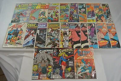 Buy Action Comics #440 441 444 451 467 515 527 528 + More (DC, 1974-1994) Lot Of 23 • 51.62£
