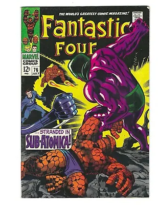 Buy Fantastic Four #76 1968 VF/VF+ Silver Surfer! Sub Atomica!  Combine Ship • 64.04£