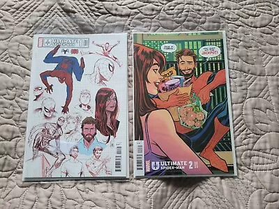 Buy Ultimate Spider-man #1  & #2 (2024) Both Unread Variant Covers • 14.99£