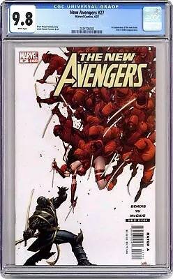 Buy New Avengers #27A CGC 9.8 2007 2034706003 1st App. Hawkeye As Ronin • 83.41£