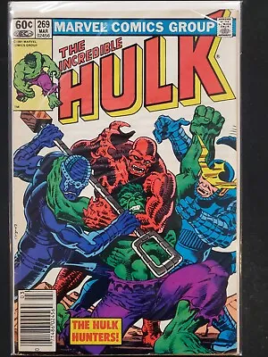 Buy The Incredible Hulk #269 Newsstand Marvel 1982 FN/VF Comics • 3.90£
