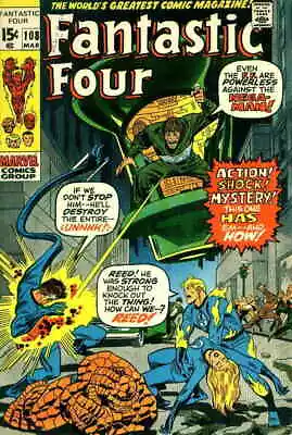 Buy Fantastic Four (Vol. 1) #108 VG; Marvel | Low Grade - Stan Lee - Jack Kirby - We • 9.60£