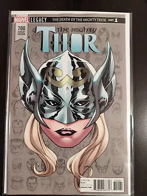 Buy Mighty Thor #700 Mike McKone Legacy Headshot 1:10 Incentive Variant 2017 NM • 6.39£