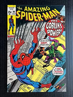 Buy AMAZING SPIDER-MAN #98 July 1971 UNREAD Green Goblin Vintage • 132.82£