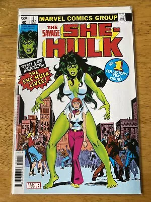Buy THE SAVAGE SHE-HULK #1 Buscema & Lee - Facsimile Reprint Marvel Comics 2023 • 12£