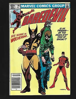 Buy Daredevil #196 (News) FVF Wolverine Kingpin Bullseye 1st Dark Wind (Kenji Oyama) • 13.44£