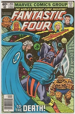 Buy Fantastic Four #213 Marvel Comics Dec 1979 Vf 8.0 Galactus Watcher Hi-res Scans • 6.32£