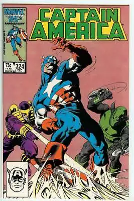 Buy Captain America #324 9.0 // 1st Appearance Of Slug Marvel 1986 • 19.19£