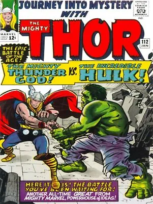 Buy Thor - Journey Into Mystery #112 NEW METAL SIGN: Thor V. Hulk - Battle Royale! • 15.89£