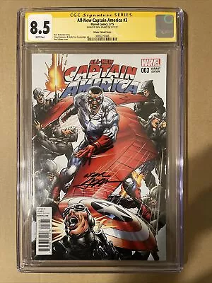 Buy All-New Captain America #3 Adams Variant Cover CGC SS 8.5 Signed By Neal Adams • 119.50£