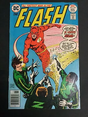 Buy THE FLASH 1976 DC Comic #245 1ST APPEARANCE OF ELECTRONIC MAN (Has Wear) • 12.06£