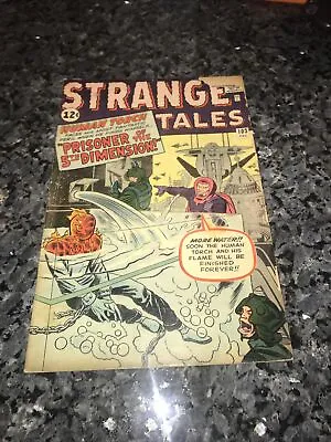 Buy Strange Tales 103 1st Zemu Human Torch Ditko 1962 TEAR IN CORNER STAINS SEE PICS • 46.24£