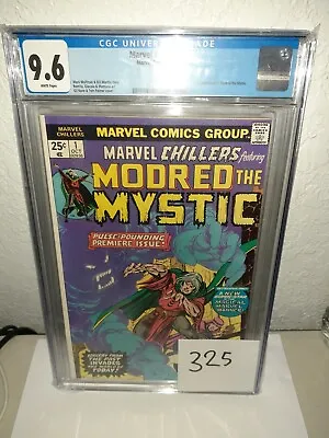 Buy Marvel Chillers #1 CGC 9.6  NM+  (1975)  1st Modred The Mystic From  Wandavision • 261.14£