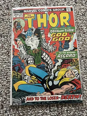 Buy Marvel Comics - Thor - #217 November 1973 - Bronze Age - 1st Krista Appearance • 17.41£