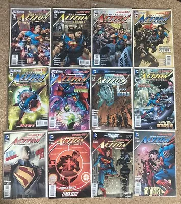 Buy Superman Action Comics #1-12, The New 52. DC Comics.  • 25£
