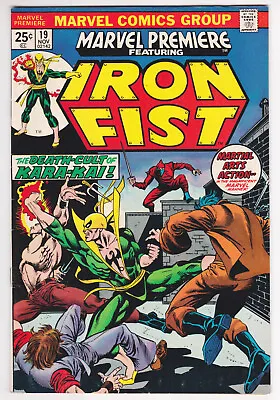 Buy Marvel Premiere #19 Very Fine Plus 8.5 Iron Fist First Colleen Wing 1974 • 79.94£