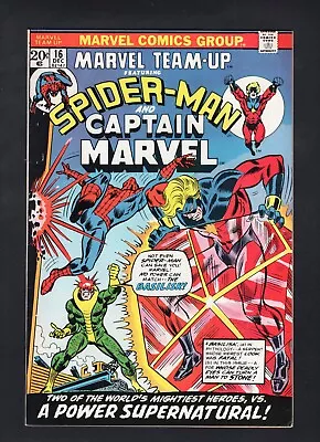 Buy Marvel Team-Up #16 Vol. 1 1st Appearance/Origin Of Basilisk Marvel Comics '73 VF • 16.05£