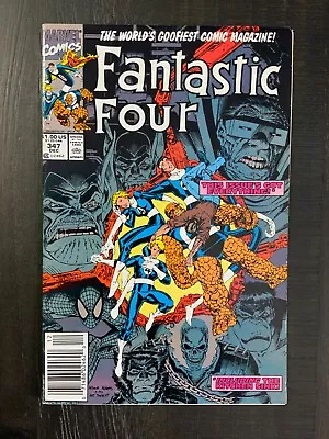 Buy Fantastic Four #347 Newsstand VF Copper Age Comic First App Of The New FF! • 5.53£