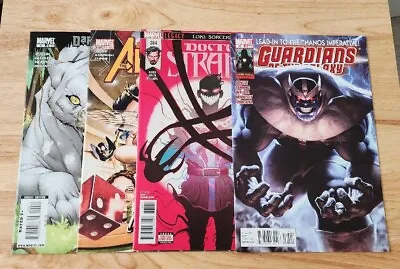 Buy Marvel Lot Guardians Of Galaxy 25, Dr Strange 384, Black Panther 4, Avengers 486 • 16.08£