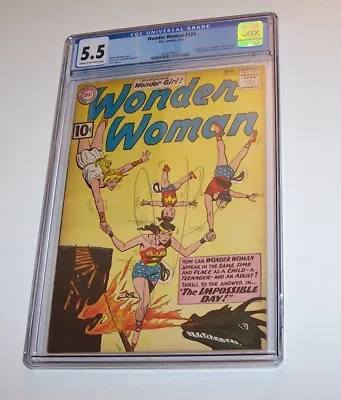 Buy Wonder Woman #124 - DC 1961 Silver Age Issue - CGC FN- 5.5 - (1st Multiple Man) • 171.90£