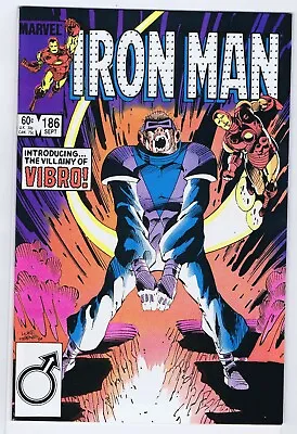 Buy Iron Man 186 9.2 1st Appearance Of Vibro And Cover Pcn • 7.90£