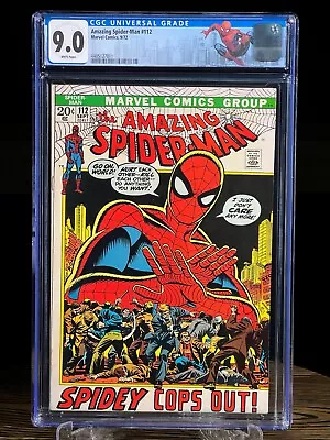 Buy AMAZING SPIDER-MAN #112 Sep 1972 CGC 9.0 Doctor Octopus • 130.45£