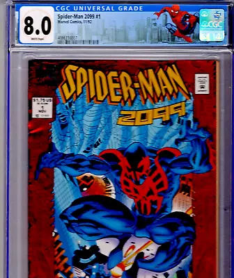 Buy Spider-man 2099 #1 NEWSSTAND Variant Custom 1992 Origin Miguel O'Hara CGC 8.0 • 73.29£