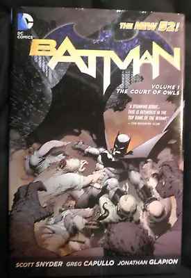 Buy Batman New 52! Vol 1 The Court Of Owls TPB Hardback Scott Snyder Greg Capullo DC • 4.99£