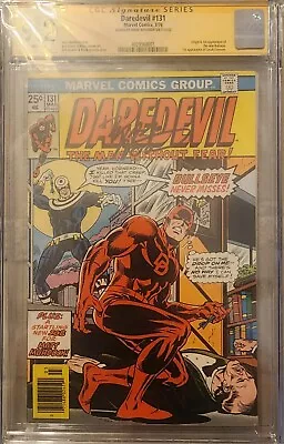 Buy Daredevil 131 (Vol. 1) 1st Bullseye - CGC SS 9.2 - Signed By Marv Wolfman! • 513.89£