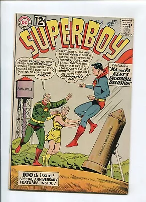 Buy Superboy #100 (7.0) *the Fisherman Collection* 1st Dr Xadu & Emdine 1962 • 78.76£