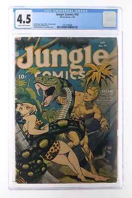 Buy Jungle Comics #49 - Fiction House 1944 CGC 4.5  • 562.19£