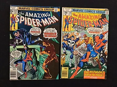 Buy Amazing Spider-Man 174 175 Marvel Comics 1977 Punisher Hitman Death • 23.66£