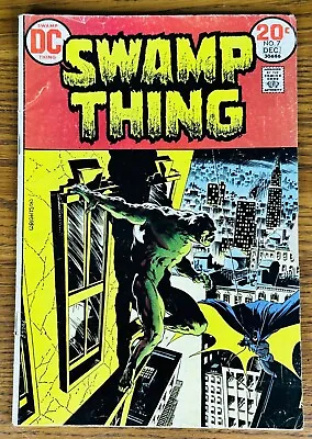 Buy Swamp Thing #7 1st Meeting With Batman Wrightson Art Raw 1973 Dc Bronze Age Key • 22.99£