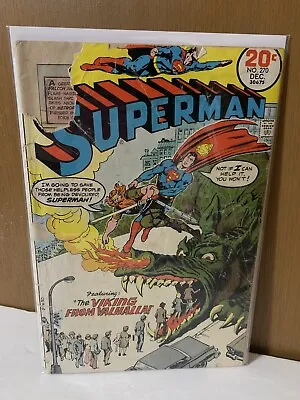 Buy Superman 270 🔥1973 Viking From Valhalla🔥Bronze Age DC Comics🔥VG • 2.36£