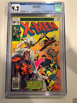 Buy X-Men 104 4/77 Marvel Comics CGC 9.2 NM- 1st Appearance Of Starjammers In Cameo. • 319.80£