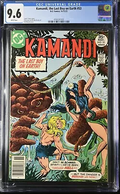 Buy 🔥 Kamandi, The Last Boy On Earth #53 (DC, 1977) CGC NM+ 9.6 White Pages. • 72.17£