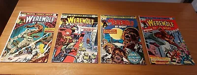 Buy Bronze Age Marvel Comics Werewolf By Night Job Lot Bundle 11 13 21 23 GD Horror • 30£