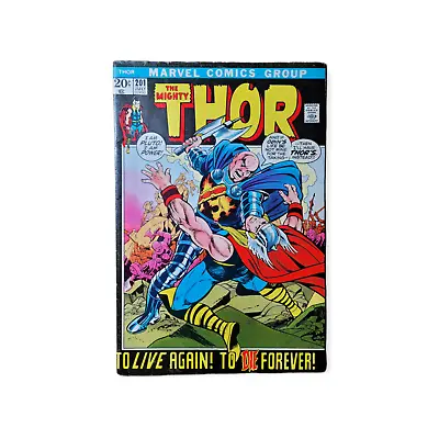 Buy The Mighty THOR #201 1st Appearance Of Blackworld (1972) Bronze Age VG+ FN- RAW • 8.89£