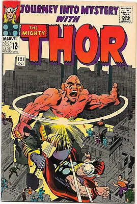 Buy Journey Into Mystery #121 Thor, Marvel 1965 Lee / Kirby,  NM- • 257.26£