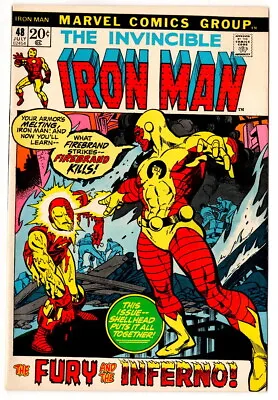Buy Iron Man #48,  The Fury And The Inferno!  July 1972, HIGH GRADE • 50.04£