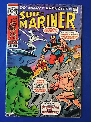 Buy Sub-Mariner #35 VG+ (4.5) MARVEL ( Vol 1 1971) Early Version Of The Defenders • 18£
