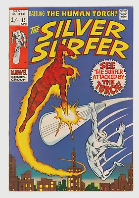 Buy Silver Surfer #15 VFN 8.0 Lovely White Pages • 159£
