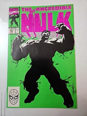 Buy Incredible Hulk 377 1st Print 1st Professor Hulk Marvel 1991 • 30.19£